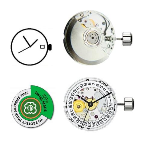ETA 2000-1 nickel finished Automatic date at 3 – AR