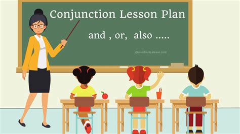 Conjunction Lesson Plan Number Dyslexia