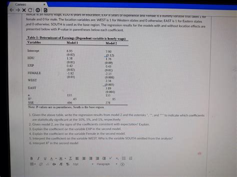 Solved Part Points Labor Economist Wants To Analyze Chegg