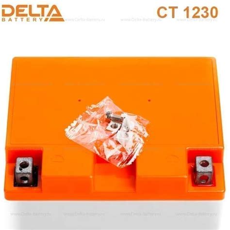 Мото аккумулятор Delta CT 1230 (12V / 30Ah) [YTX30L YB30L-B YTX30L-B ...