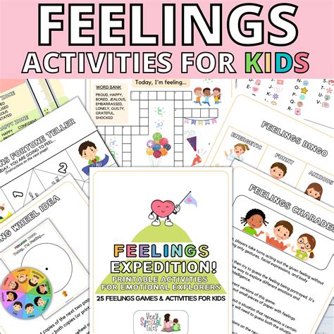 25 Fun Feelings Activities For Kids Feelings Expedition Printable