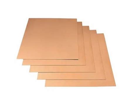 Rectangular Copper Alloy Sheets For Industrial Thickness 5 15 Mm At