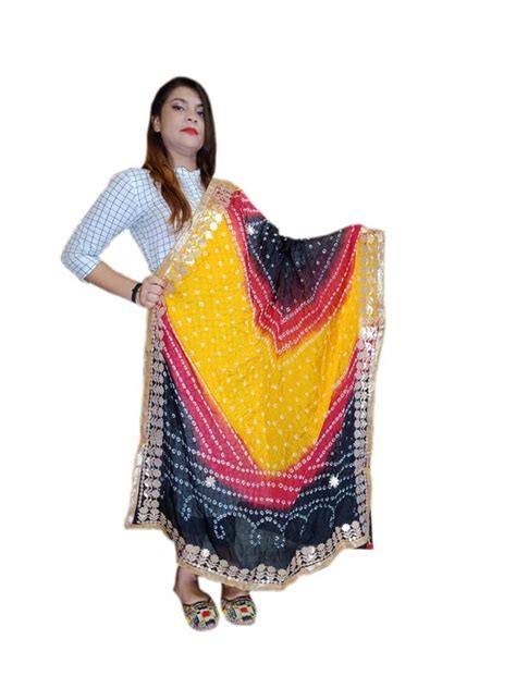 Buy Hamionasir Womens Jaipuri Art Silk Bandhej Rajasthani Bandhani