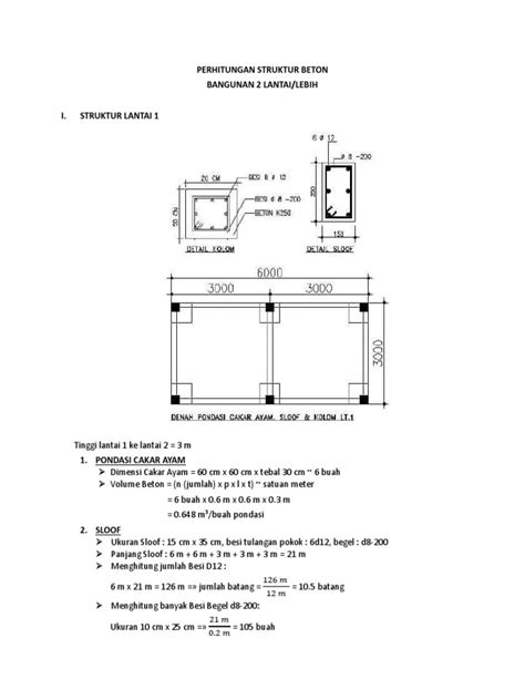 Perhitungan Struktur Beton Pdf