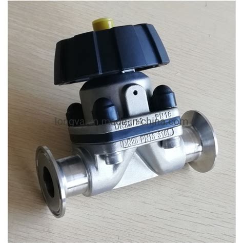 Stainless Steel Sanitary Manual Tri Clamped Diaphragm Control Valve