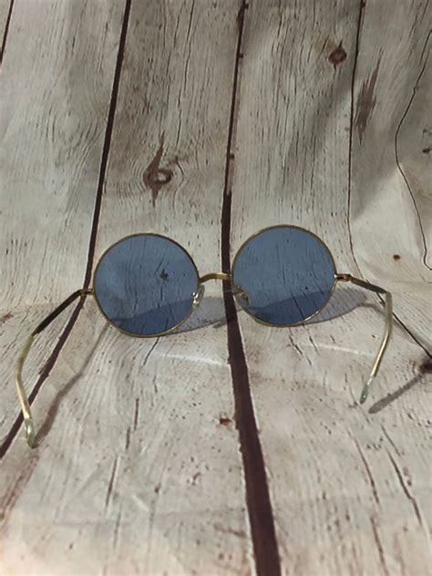 1960’s Sunglasses W Round Hippie Style Frames Boardwalk Vintage