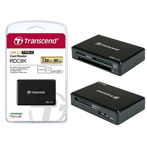 Transcend RDC8 USB3 1 Type C Smart All In One Card Reader