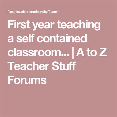 First year teaching a self contained classroom... | Self contained ...