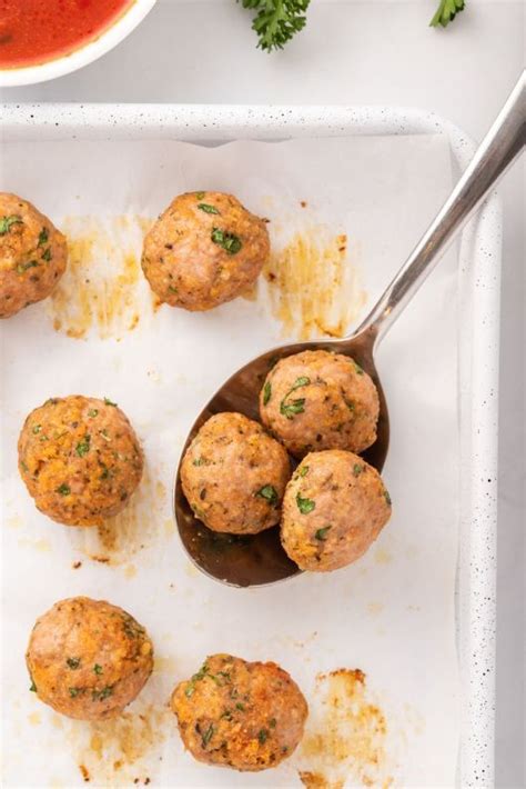 Baked Turkey Meatballs Slender Kitchen