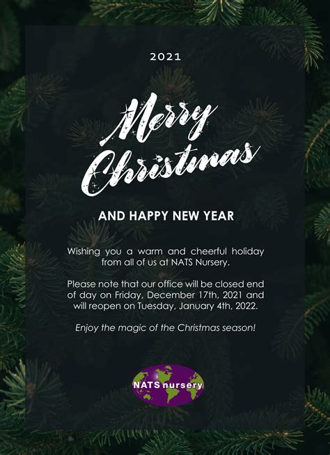 Happy Holidays! « NATS Nursery Ltd. - Native Plants