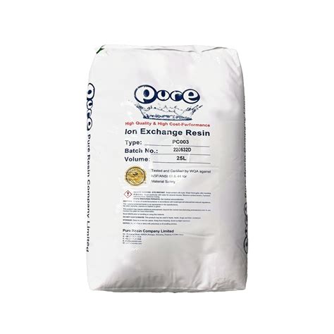 One Cubic Foot Single Bag Water Softener Cation Resin Softening Ion