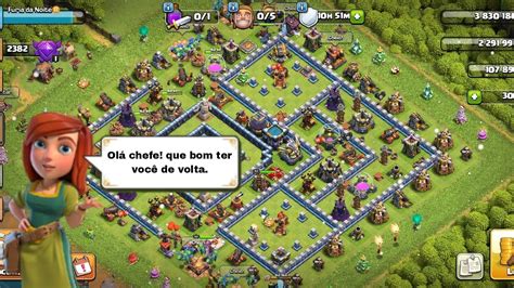 Voltei A Jogar Clash Of Clans Na Minha Cv13 Rushada YouTube