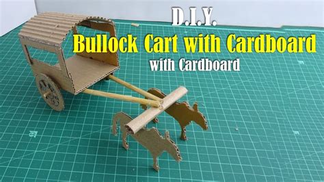 Diy Bullock Cart With Cardboard Youtube