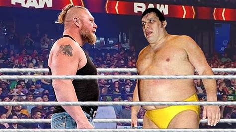 Brock Lesnar Vs Andre The Giant Wwe Summer Slam Ps K Fps