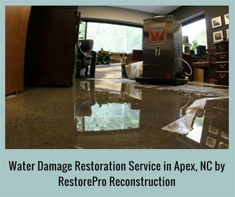 Water Damage Restoration Service In Apex Nc By Restorepro Flickr