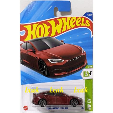 Hot Wheels 2025 009 250 Tesla Model S Plaid HW EV 1 10 B Case Shopee Singapore