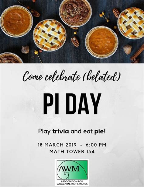 Pi Day Celebration The Association For Women In Mathematics