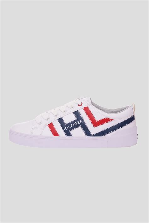 Белые кеды с контрастными вставками Tommy Hilfiger купить в Киеве ...