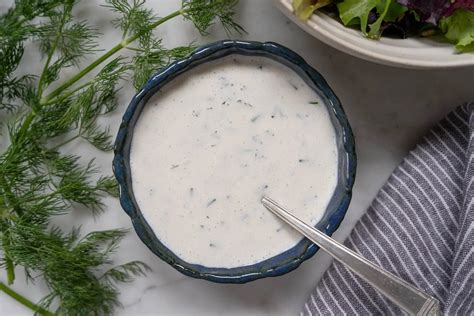 Creamy Ranch Dressing With Fresh Herbs