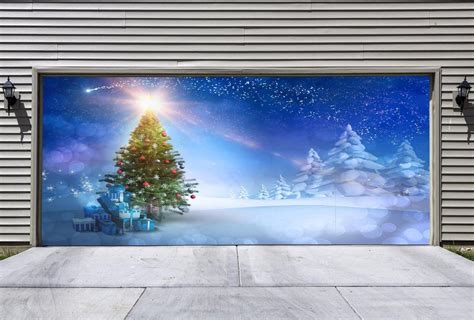 Full Color Christmas Garage Door Murals Christmas Outdoor - Etsy