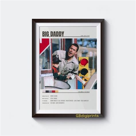 BIG DADDY Movie Poster Digital Download Gift Idea - Etsy