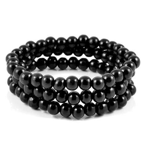 Black Bead Bracelet Combo | In stock! | Collin Rowe