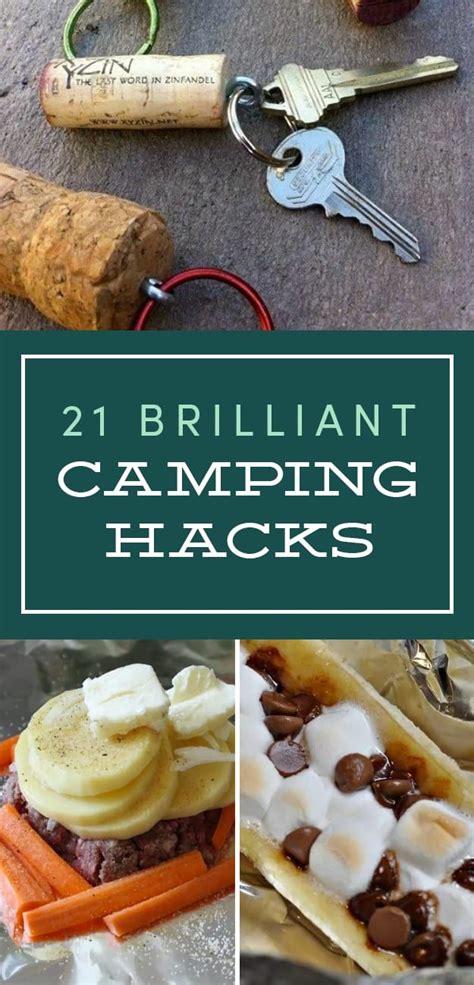 21 Low Key Brilliant Camping Hacks To Try Out Camping Meals Camping