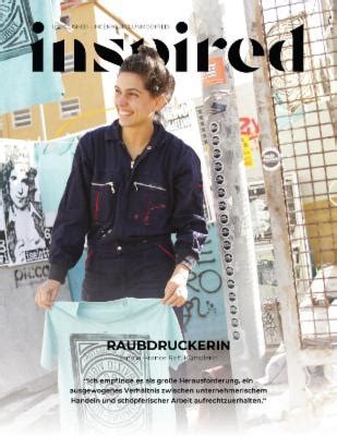 Inspired Magazine Deutsche Ausgabe Raubdruckerin 23 November 2023