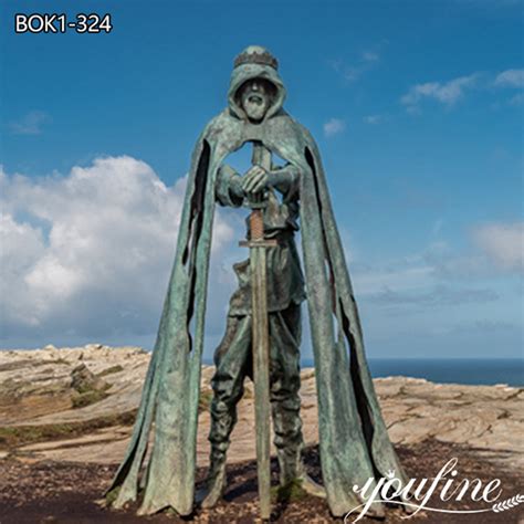 Life Size Bronze King Arthur Statue Replica Youfine Art Sculpture