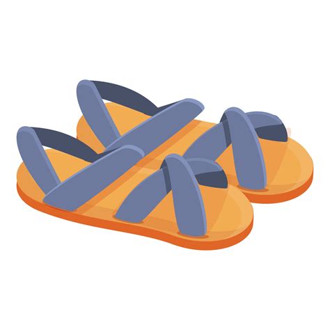 Flip Flop Sandalias Icono Estilo De Dibujos Animados Vector De Stock