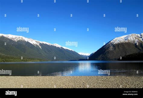 Nelson Lakes National Park Neuseeland Tasman Lake Rotoiti Access