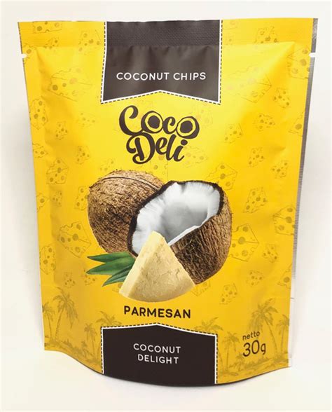 Чипсы кокосовые c пармезаном, 30 г, CocoDeli от продавца: БЕЗЛИШНЕГО ...