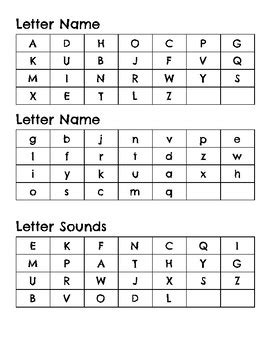 Letter Recognition And Sound Test By That Teacher Abroad Tpt