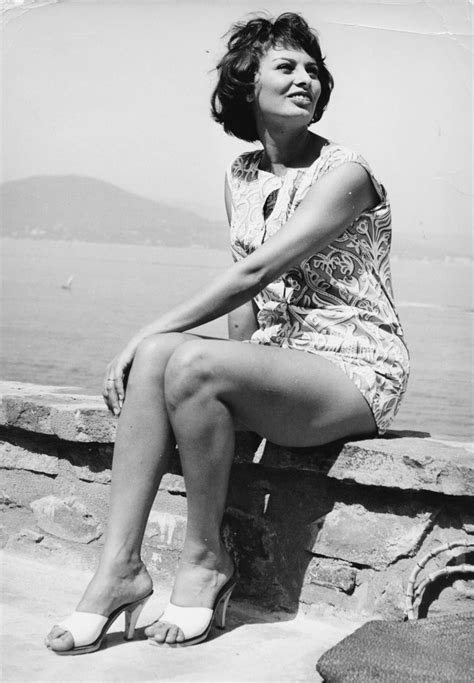 Unknown Sophia Loren By The Shore Fine Art Print For Sale At 1stdibs