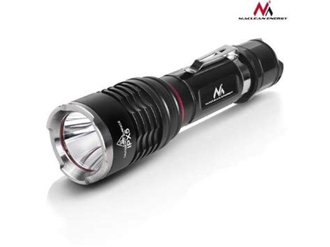 Latarka LED Maclean MCE220 Cree 800 Lumen ładowarka uchwyt rowerowy