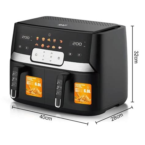 Robolux Friteuse Sans Huile Xxl 10 Litres Air Fryer Tactile Cet Appareil De Cuisine Moderne