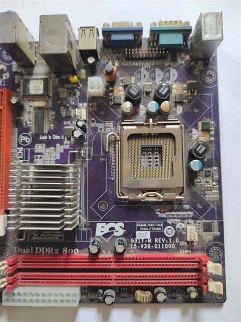 Ecs Elitegroup G T M V Motherboard Ebay