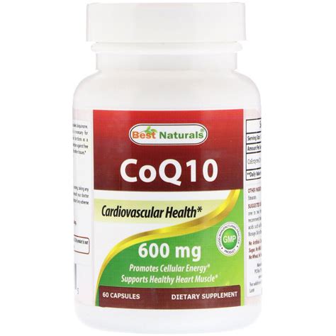 Best Naturals Coq10 600 Mg 60 Capsules Iherb