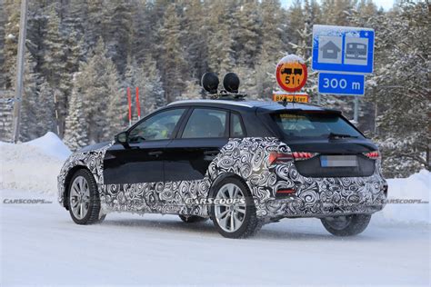 2024 Audi A3 Facelift Spied With Digital-Look DRLs | Carscoops