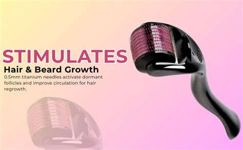 antils derma roller mm  hair beard growth  titanium micro