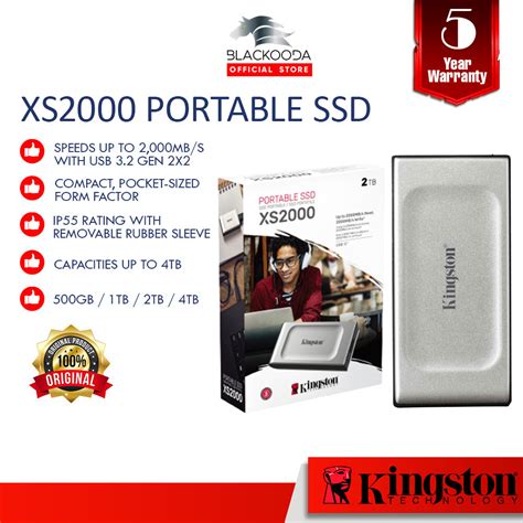 Kingston Xs Usb Gen Pocket Sized Portable External Ssd