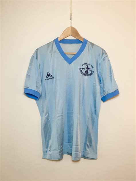 Tottenham Hotspur Centenary Away Shirt 1982 1983 In Large Football