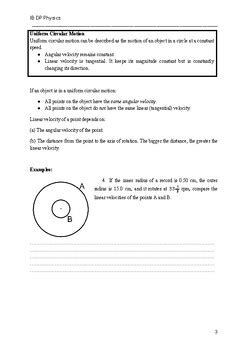 IB DP Physics Workbook A2 Circular Motion By Alfred Made It Easy