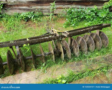 Antique Plow Parts Grist Mill Pond Stock Image | CartoonDealer.com ...