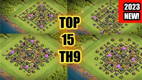 New Best Th9 Base Warfarm Base Link 2023 Top15 Clash Of Clans Town Hall 9 War Base Link