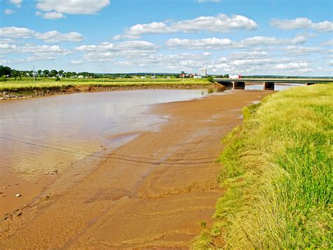 Before The Tidal Bore Of Fundy Bay In Truro Nova Scotia Photograph By