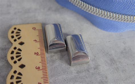 Zip End Caps 9mm - 2pk - Electric Needle Girls