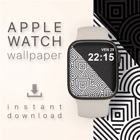 Modern Pattern Apple Watch Background Geometric Apple Watch Face ...