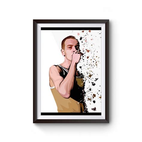 Trainspotting Mark Renton Smoking Poster