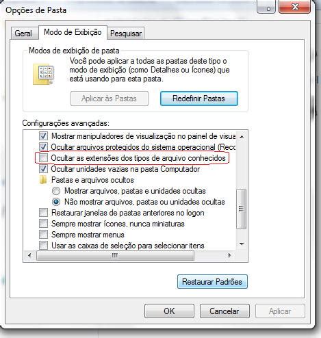 PC e Games Como exibir extensões de todos os tipos de arquivos no Windows